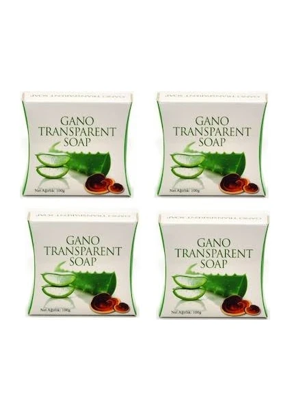 Transparent Soap (Sabun) 4 Lü Set