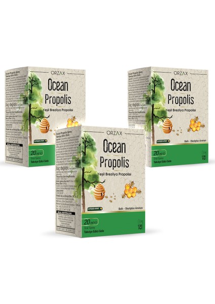 Ocean Yeşil Brezilya Propolis Sprey 20 ml x 3 Adet