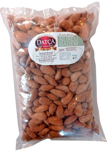Datça Kavrulmuş Nurlu Badem 1000 gr
