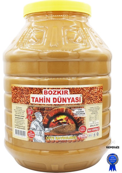 Bozkır Tahin Dünyası Kepeksiz Tahin 4900 gr