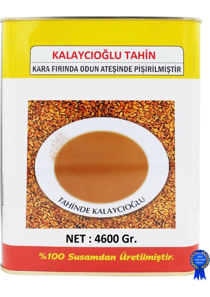 Kepekli Tahin 4600 gr Teneke