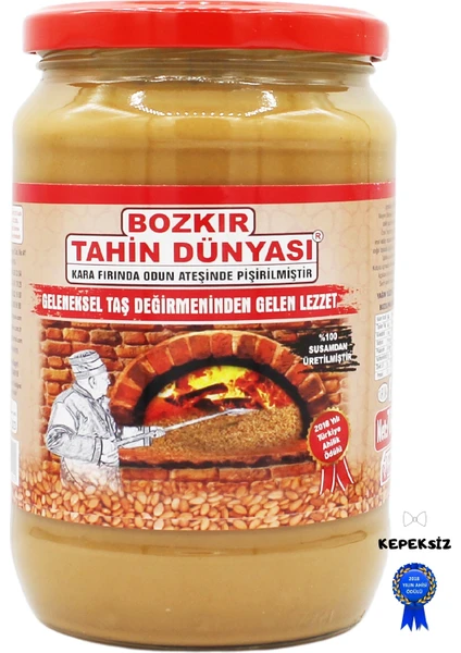 Bozkır Tahin Dünyası Kepeksiz Tahin 700 gr Cam