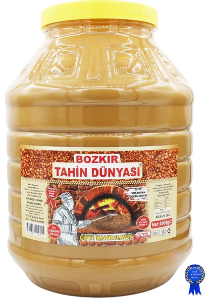 Bozkır Tahin Dünyası Kepekli Tahin 4900 gr