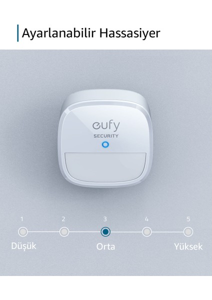 Eufy Security Hareket Sensörü - T8910 (Anker Türkiye Garantili)