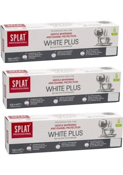 White Plus 100 ml 3 Adet