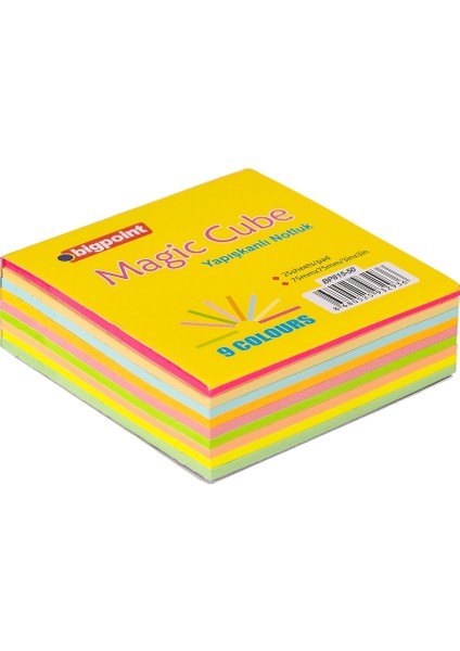 815 Y.Not Kağıdı Neon Küp 225 Yp 9 Renk Bp81509 fiyatları