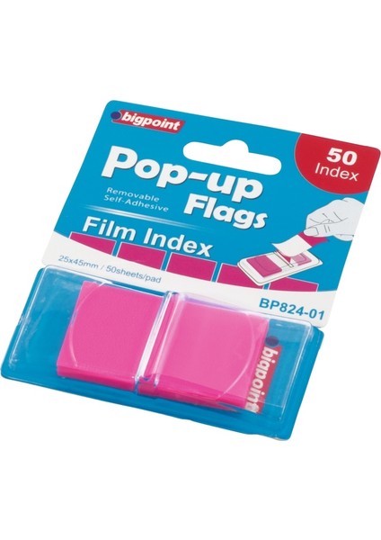 824 Pop-Up Film İndex Tekli A.Kırmızı Bp82401