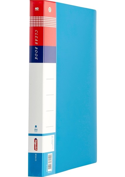 Sunum Dosyası 40 Parça A4 Boyutunda Mavi Renkli Pratik Kullanım İçin