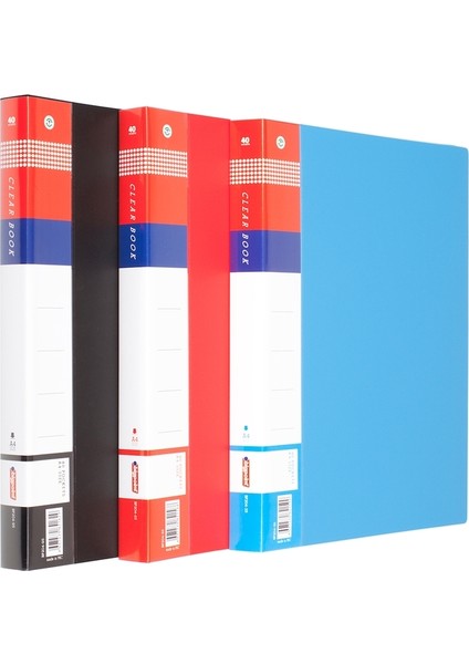 Sunum Dosyası 40 Parça A4 Boyutunda Mavi Renkli Pratik Kullanım İçin modelleri