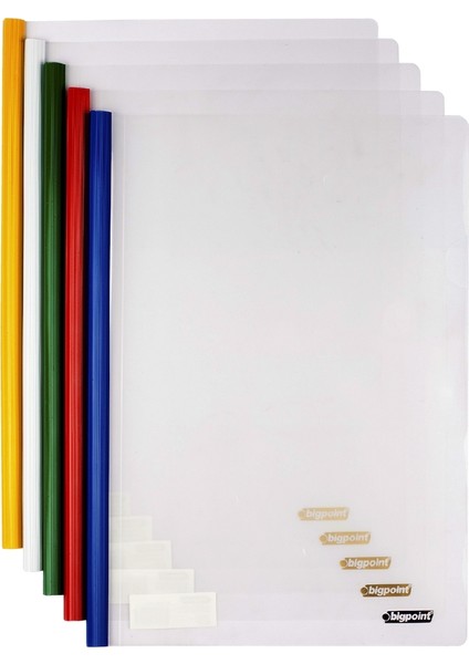 Rapor Dosyası A4 5 Renk Karışık Set (276)