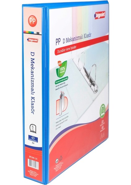 Bp286-35 4D Mekanızmalı Klasor 5Cm Mavı