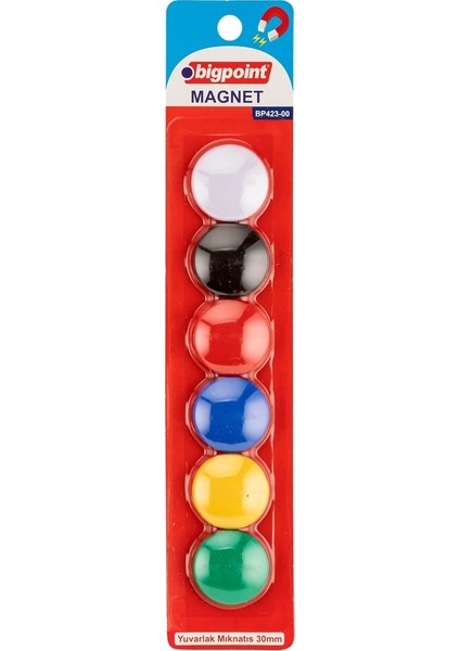 Bp423-30 Magnet 30Mm ( Mıknatıs ) 6'Lı