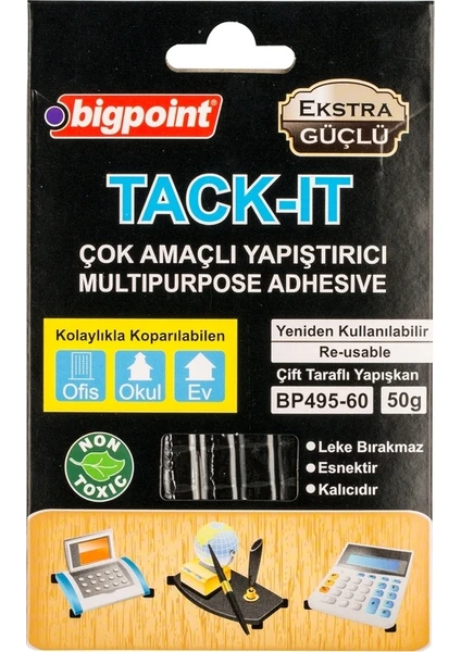 Extra Güçlü Hamur Yapıştırıcı(Tack-it) 50 Gram