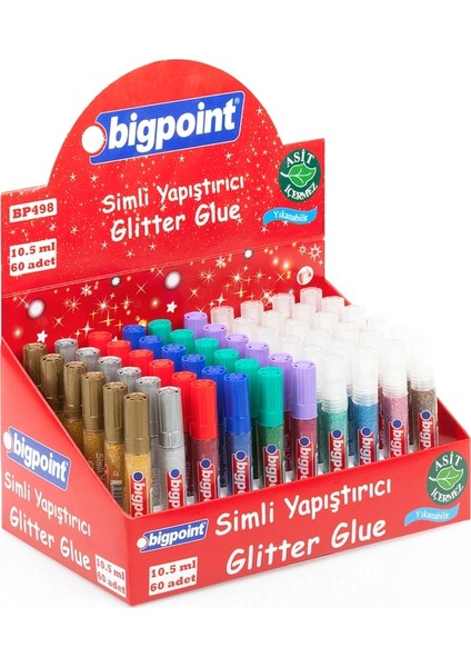 Bp498 Sımlı Yapıstırıcı 10.5Ml. 60 Lı Stand
