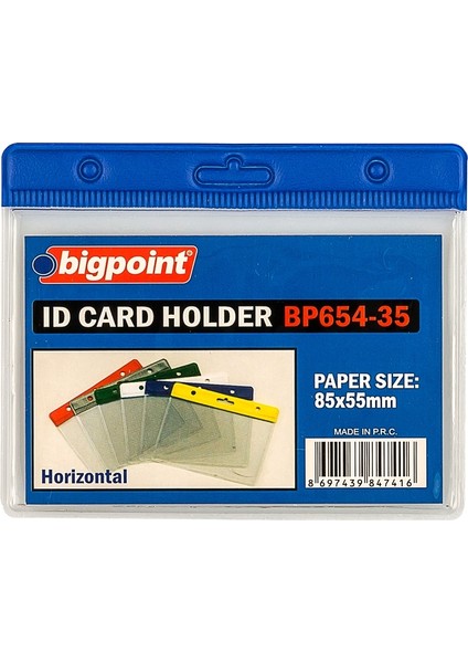 Bp654-35 Kart Posetı Yatay Mavı (85X55)