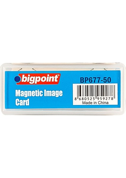 Bp677-50 Akrılık Mıknatıslı Isımlık Seffaf