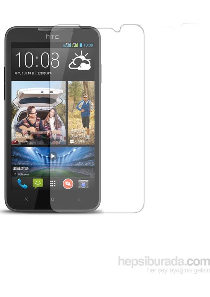 Htc Desire 516 Temperli Ekran Koruyucu Kırılmaz Cam Ekonomik 5 Adet Şeffaf