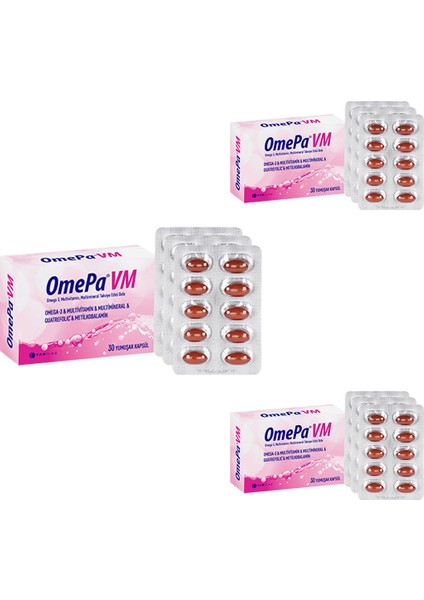Omepa Vm 30 Kapsül x 3 Adet