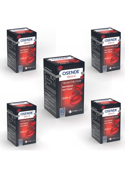 Osende Demir C 60 Kapsül x 5 Adet