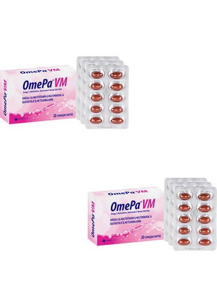 Omepa Vm 30 Kapsül x 2 Adet