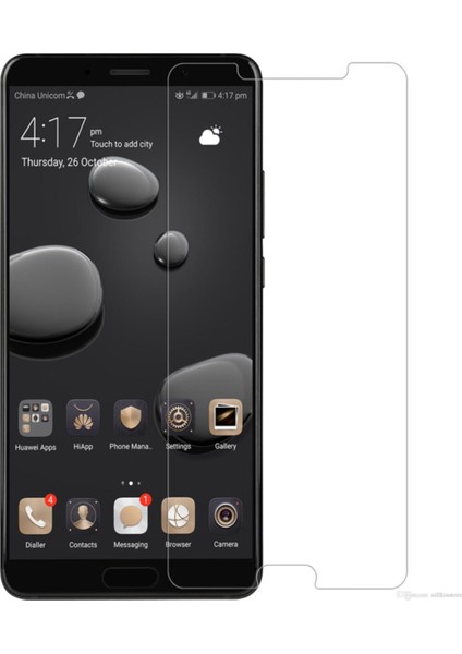 Huawei Mate 10 Temperli Ekran Koruyucu Kırılmaz Cam Ekonomik 5 Adet Şeffaf