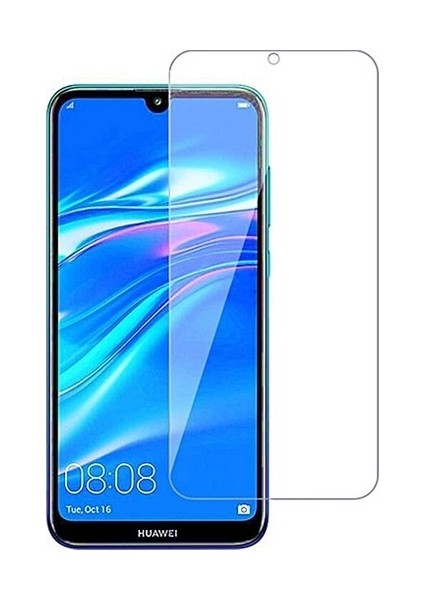 Huawei Y7 2019 Temperli Ekran Koruyucu Kırılmaz Cam Ekonomik 5 Adet Şeffaf