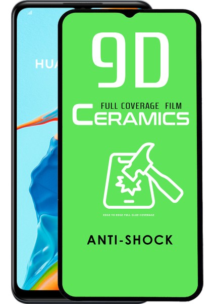 Huawei P30 Lite Tam Kaplayan Seramik Nano Esnek Ekran Koruyucu Şeffaf