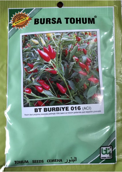 Biber Tohumu Burbiye (Süs Biberi Oval Acı) 25 gr 3000