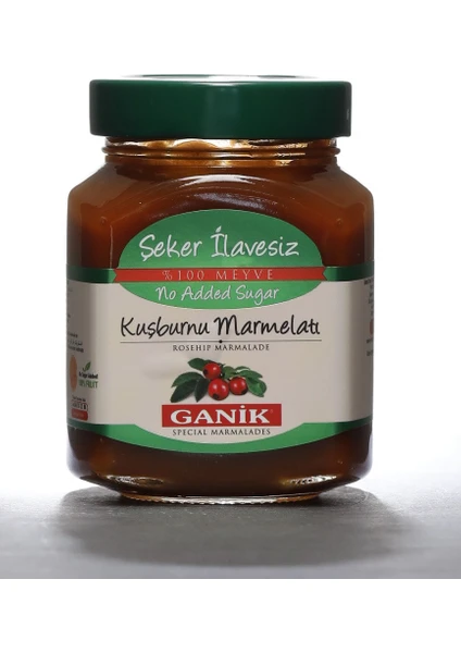 Şeker İlavesiz Kuşburnu Marmelatı 350 gr