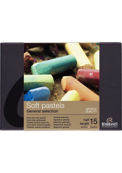 : Soft Pastel Boya : Starter Set : 15 Renk Yarım Boy modelleri