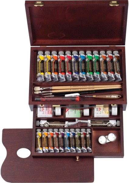 : Yağlı Boya : Master Box Set Ahşap Kutu