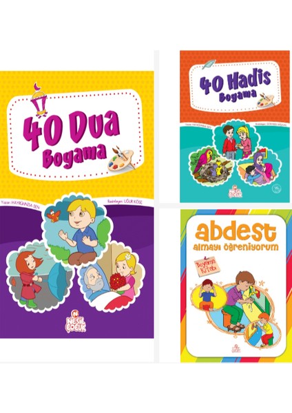40 Dua Boyama Kitabı & 40 Hadis Boyama Kitabı