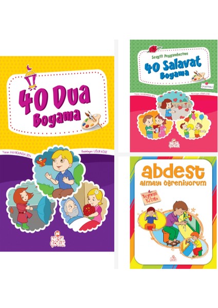 40 Dua Boyama Kitabı & 40 Salavat Boyama Ki