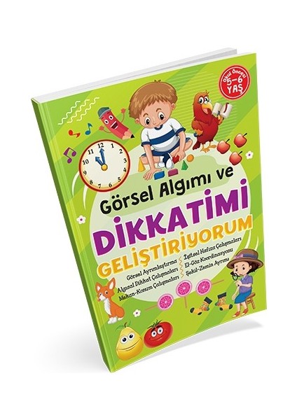 Yayınları Görsel Algımı ve Dikkatimi Geliştiriyorum 5-6 Yaş