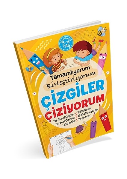 Yayınları Çizgiler Çiziyorum 5-6 Yaş