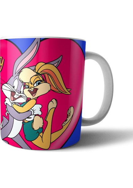 Bugs ve Lola Bunny Kupa Bardak Model 6