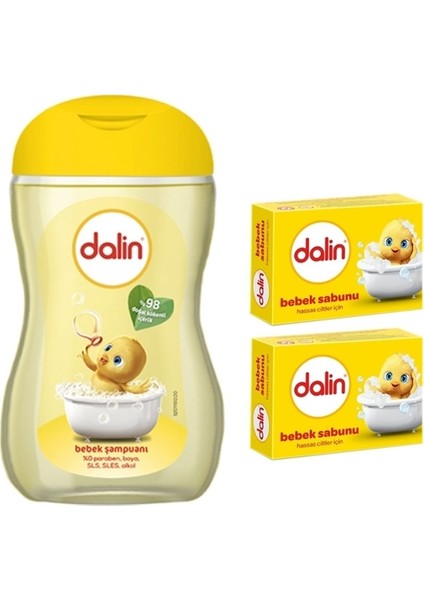 Bebek Şampuanı 200 ml + Dalin Bebek Sabunu Klasik 2X100GR