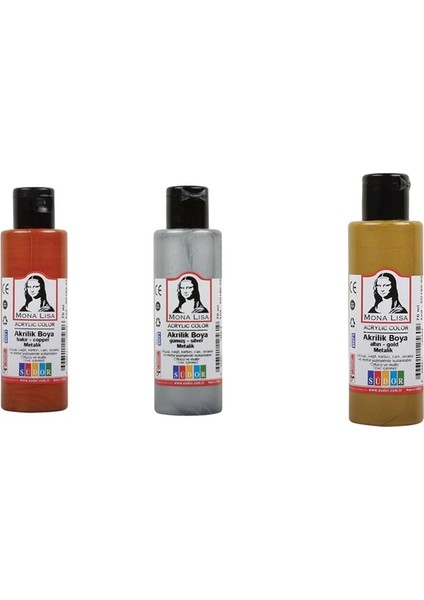 Mona Lisa Akrilik Boya Seti 70 ml x 15 Renk