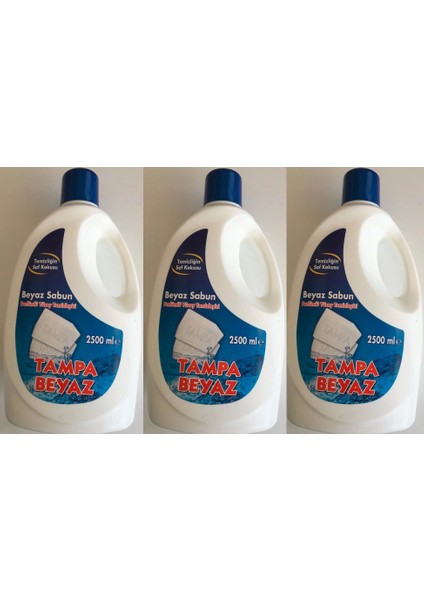 Beyaz Sabun Parfümlü Yüzey Temizleyici 3 x 2500 ml