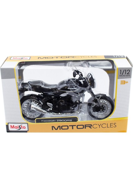 Kawasaki Z900RS Model Motosiklet 1/12 Siyah