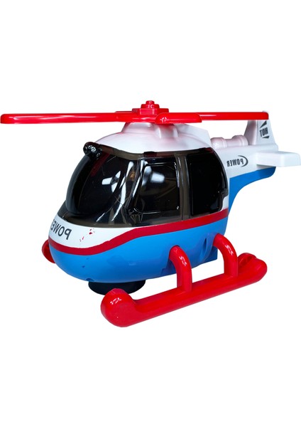 Pasifik Toys 3D Işıklı Müzikli Pilli Eğlenceli Oyuncak Helikopter