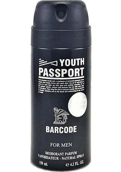 Youth Passport Deo Barcode 150 Ml