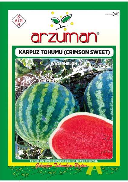 Crimson Sweet Karpuz Tohumu 10 Gram