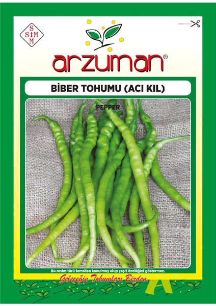 Acı Kıl Biber Tohumu 10 Gram