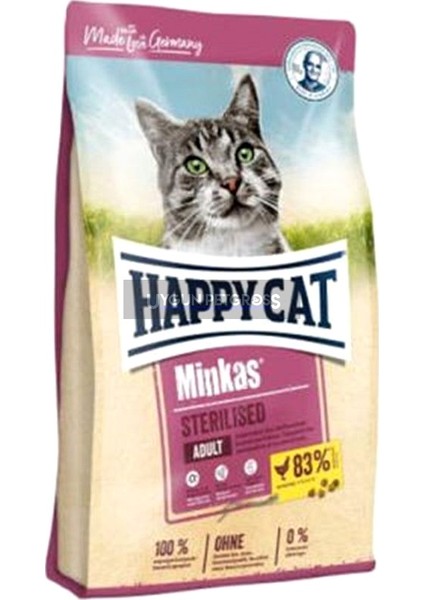 Happy Cat Minkas Sterilised Kisirlaştirilmiş Kedi Mamasi 10 kg