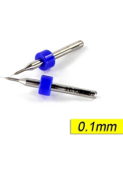 Profi̇sher Pcb Matkap Ucu 0,1 mm Tungsten Mikro Karbür 10'lu