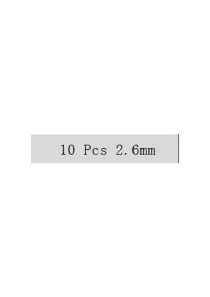 Profi̇sher Pcb Mikro Karbür Cnc Matkap Ucu 10'lu Set 2,60 mm Tungsten 18 Shank