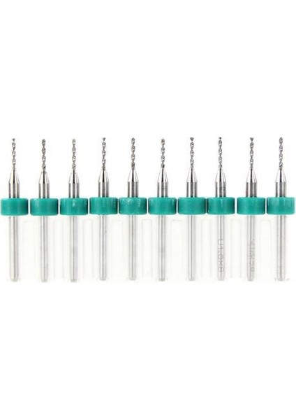 Profi̇sher Pcb Mikro Karbür Cnc Matkap Ucu 10'lu Set 1,05 mm Tungsten 18 Shank modelleri