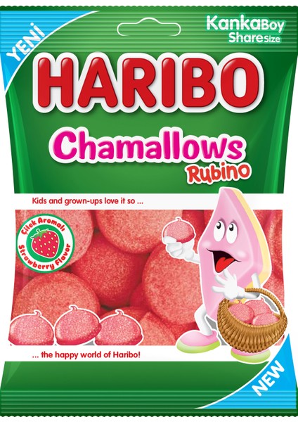 Haribo Chamallows Rubino 70 Gr