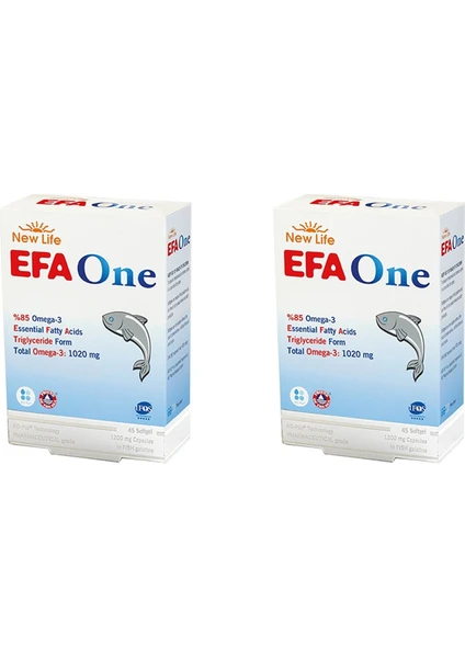 New Life Efa One 45 Kapsül 2'li Paket